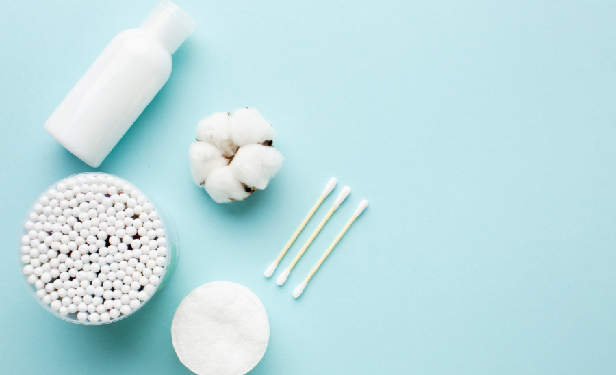 コットン・綿棒を準備しましょう!