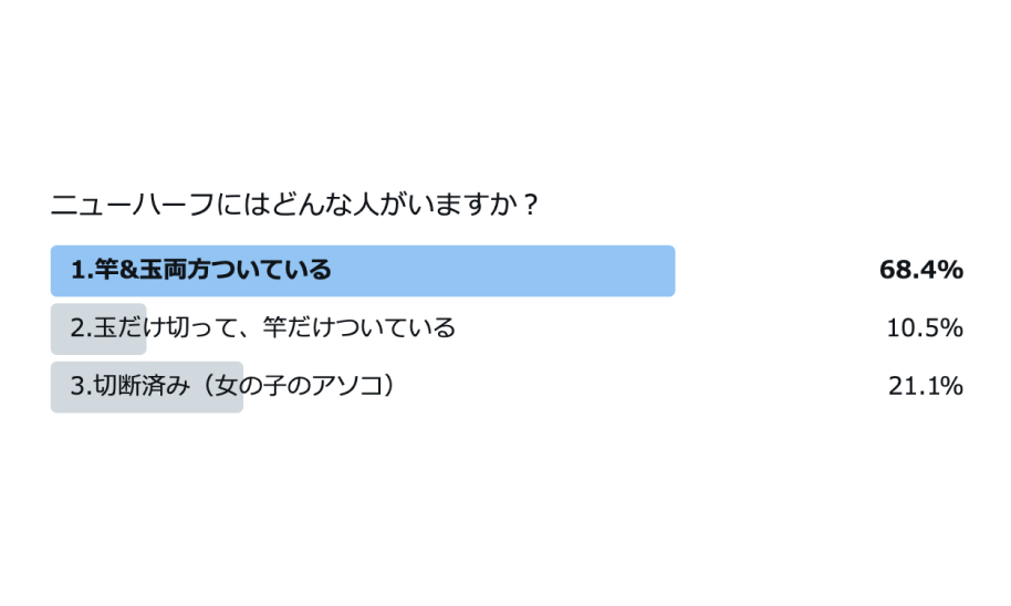 番外編:ニューハーフにはどんな人がいますか?