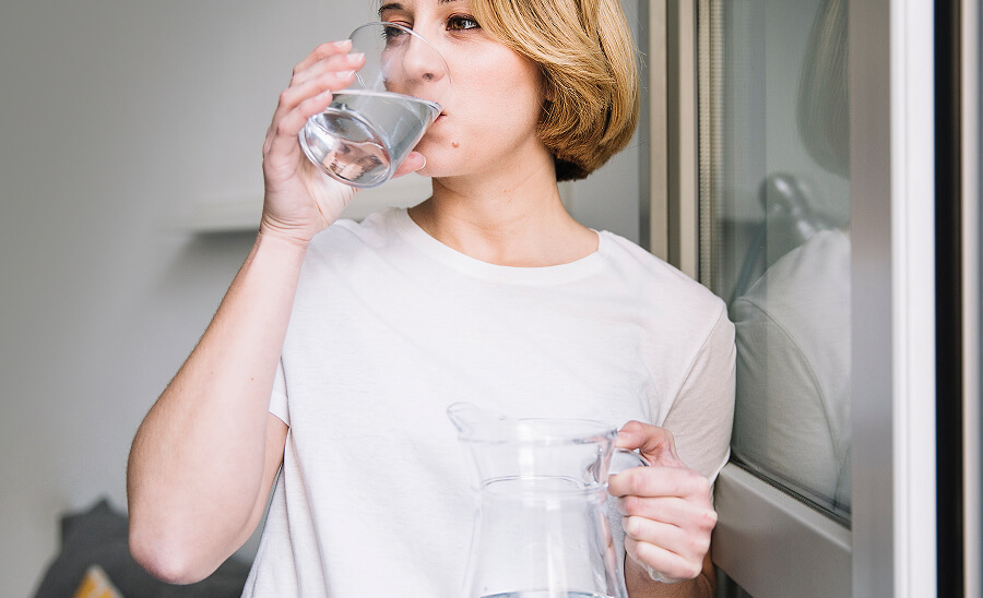 水分補給をしっかり行う